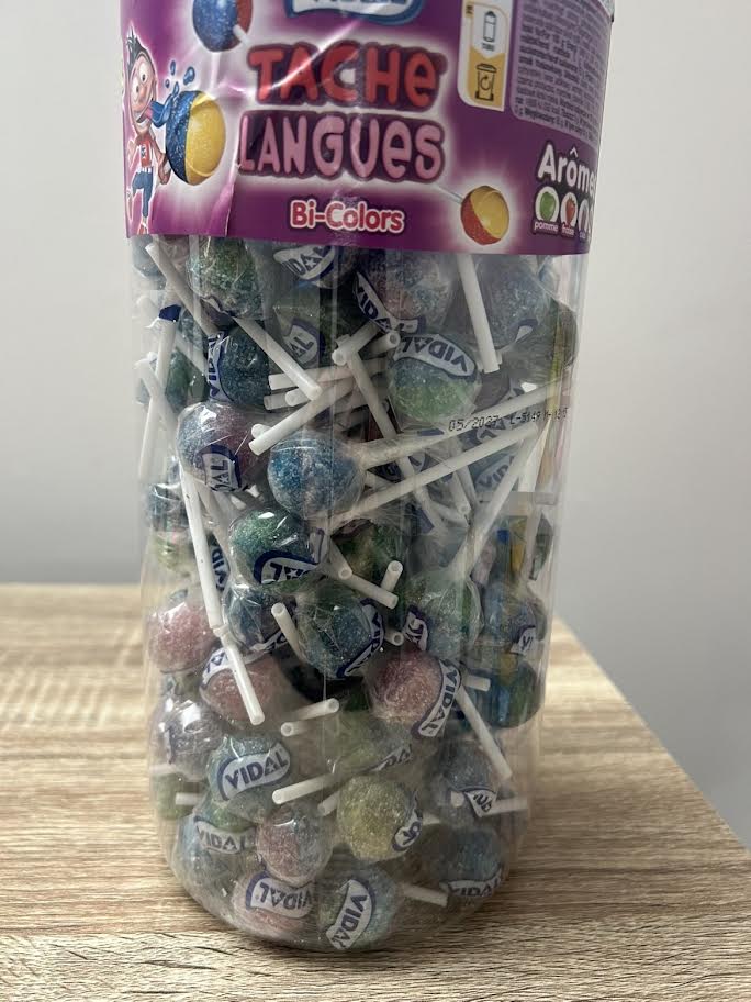 Sucette tache langue