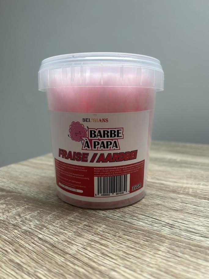 Barbe a papa fraise