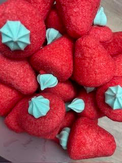 Guimauve fraise meringue