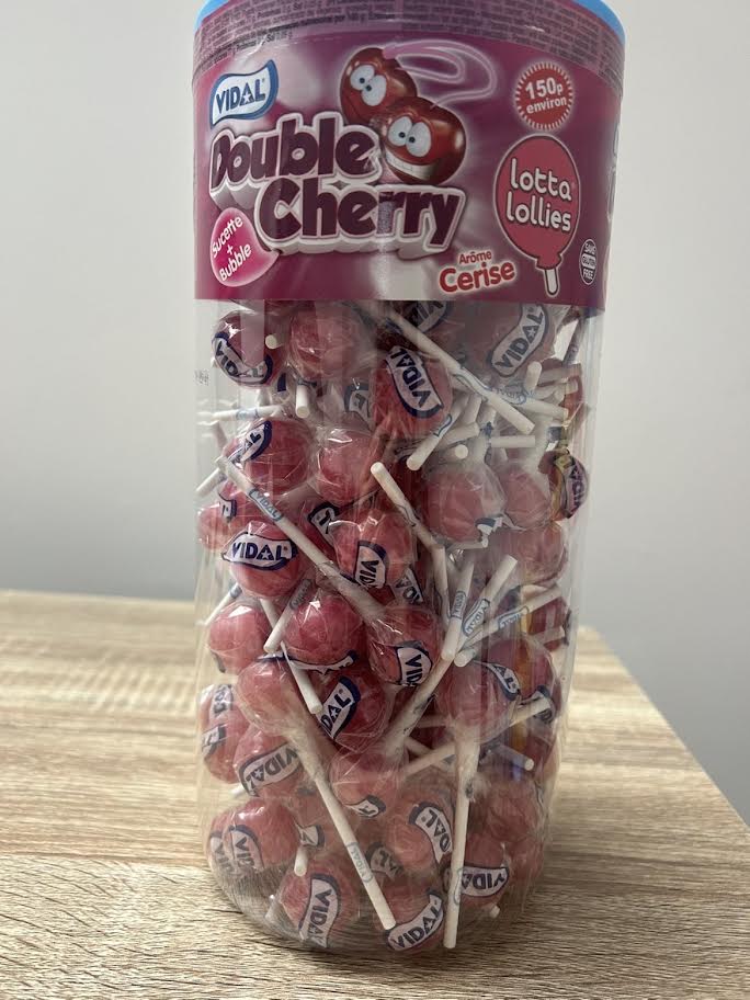 Sucette double cherry